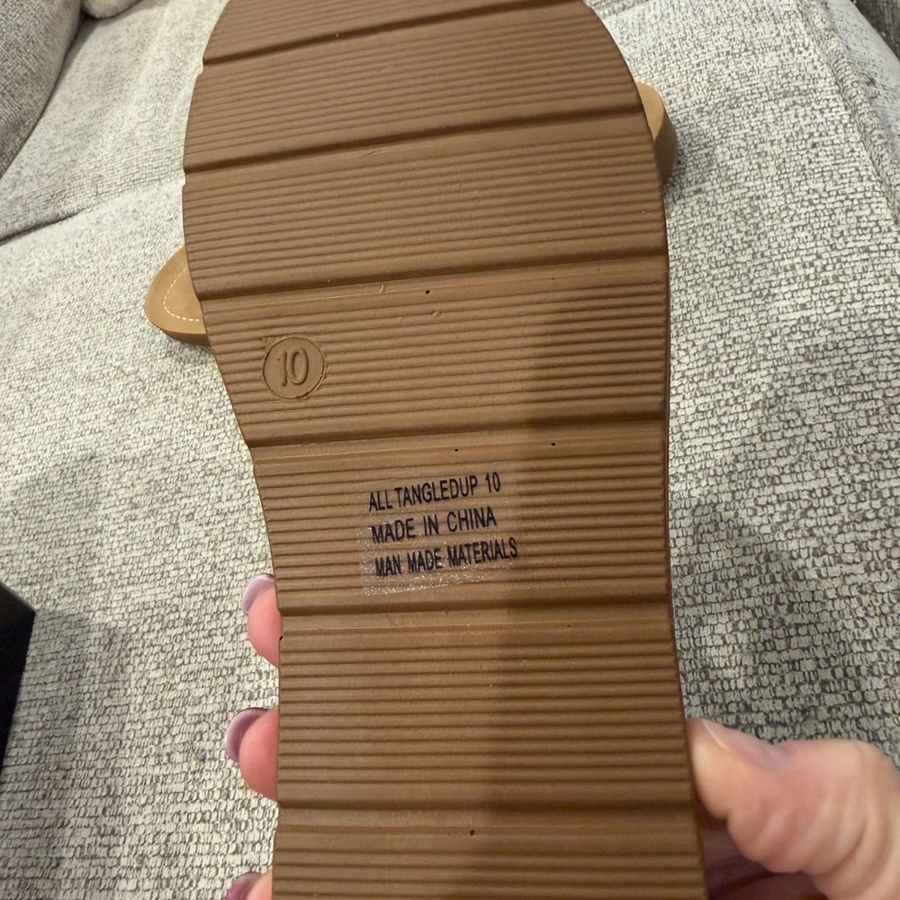 Corkys Braided Brown Sandals - Picture 4 of 4